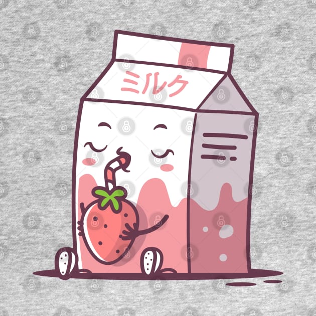 Strawberry Milk Kawaii by zoljo
